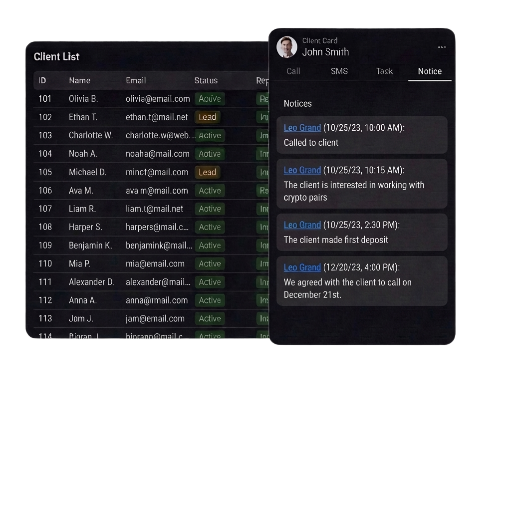Client management module