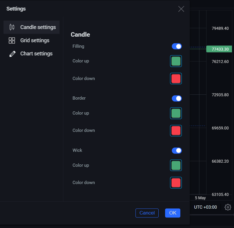 candle-settings