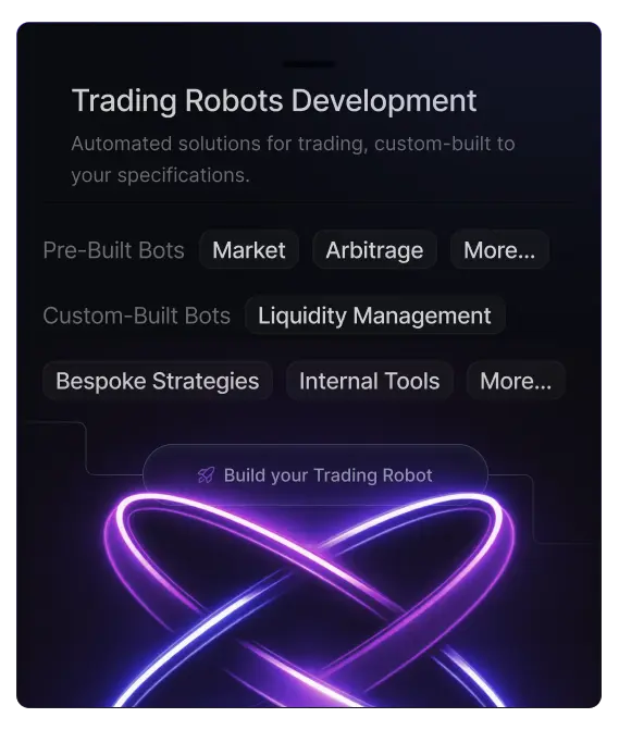 Trading system management dashboard
