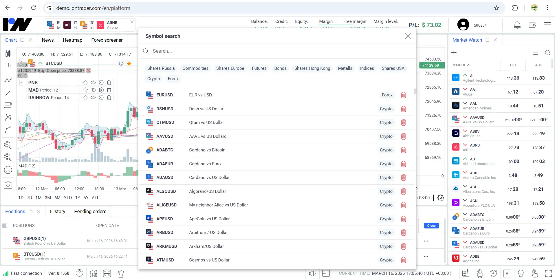 Web terminal — slide 3